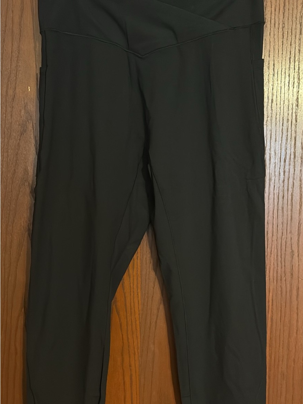 HALARA Black leggings 7/8 with pockets 1X